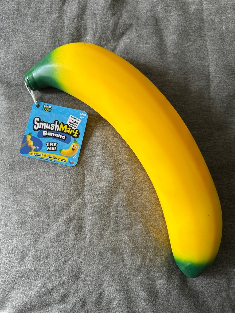 Banana Squishy Toy - Yellow
